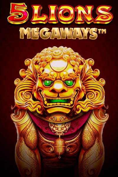 Omslag van de slot 5 Lions Megaways in de Casinova-lobby