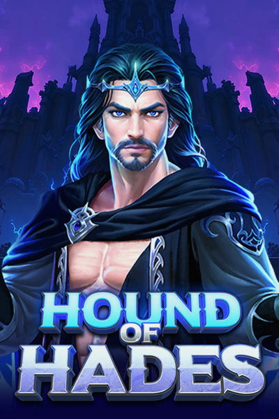 Omslag van de gokkast Hound of Hades in de lobby van Kingmaker Casino