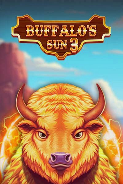 Omslag van de gokkast Buffalo's Sun 3 in de lobby van Kingmaker Casino