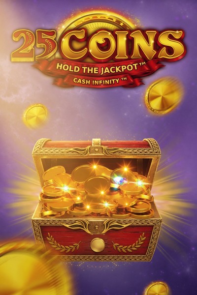 Omslag van de slot 25 Coins in de Casinova-lobby